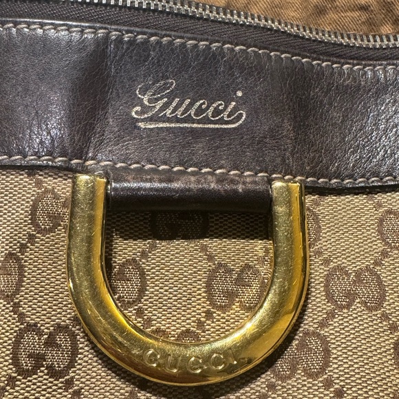 GUCCI | Authentic Gucci GG Monogram Large D Ring Tote - Picture 4 of 11